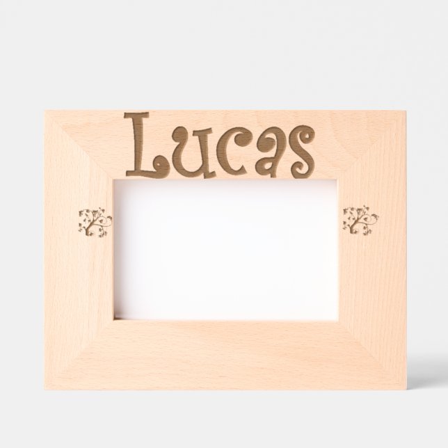 Marcos Grabados Personalized Photo frame Lucas / Cadre photo (Anverso)