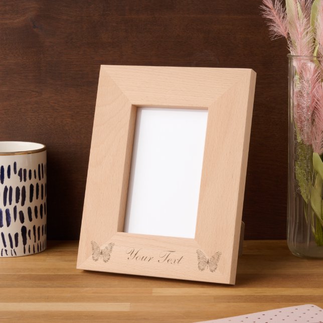 Marcos Grabados Personalized Wood Frame for Her Engraved Frames (Izquierda)