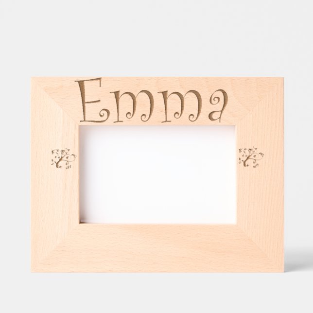 Marcos Grabados Photo frame Emma trendy first name (Anverso)