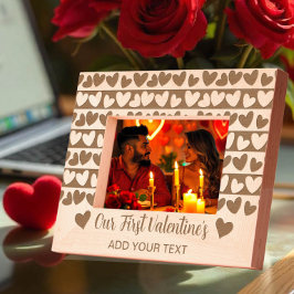 Marcos Grabados Primer Personalizado de San Valentín en diseño rom