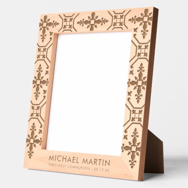 Marcos Grabados Primera Comunión Católica Ocasión Religiosa (Izquierda)