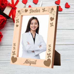 Marcos Grabados Profesionales médicos Médicos Regalos Amor al Cora