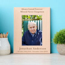 Recordatorio conmemorativo personalizado del perso