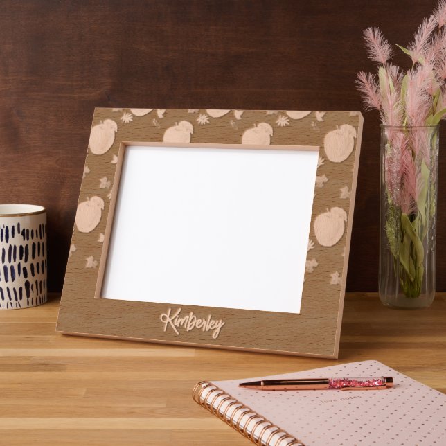 Marcos Grabados Red apples and leaves on black (Izquierda)