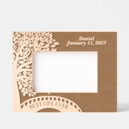 Marcos Grabados Regalo de Keepsake personalizado del bautismo de J