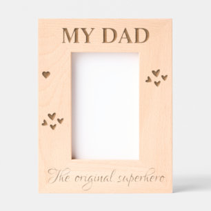 Marcos Grabados Regalo moderno Minimalista del Día de mi Padre