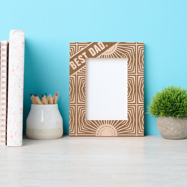 Marcos Grabados Resumen Geométrico Moderno Guay Fun Personalizado  (Anverso)