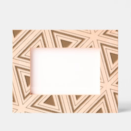 Marcos Grabados Resumen Masculino elegante geométrico moderno