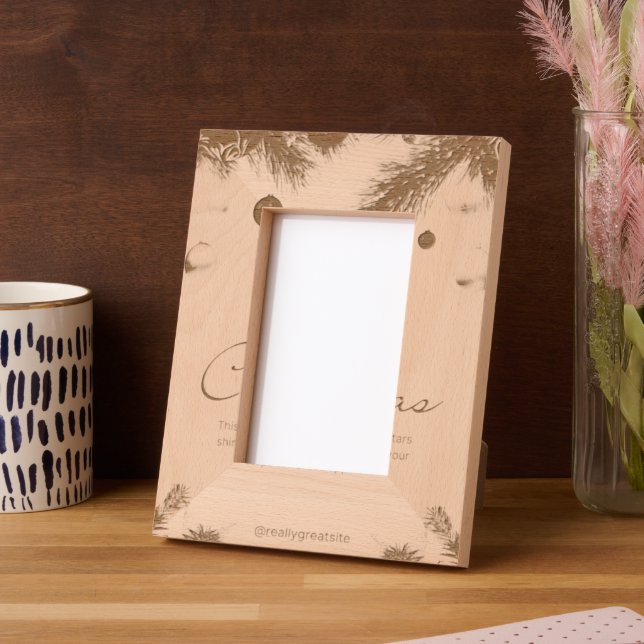 Marcos Grabados Retrato de personalizado de 4" x 6", FrameStyle: n (Izquierda)