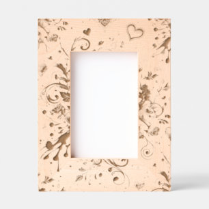 Marcos Grabados San Valentín Bouquet / Rosa Splatter Art