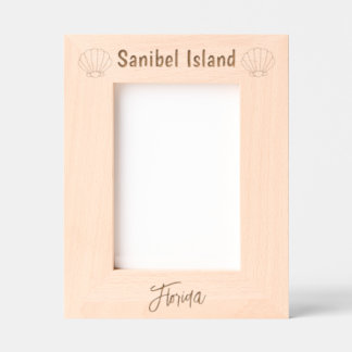 Marcos Grabados Sanibel Island Florida Laser Engraved Frame
