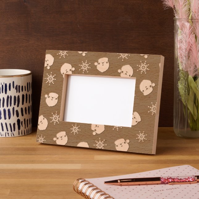 Marcos Grabados Santa Wooden (Izquierda)