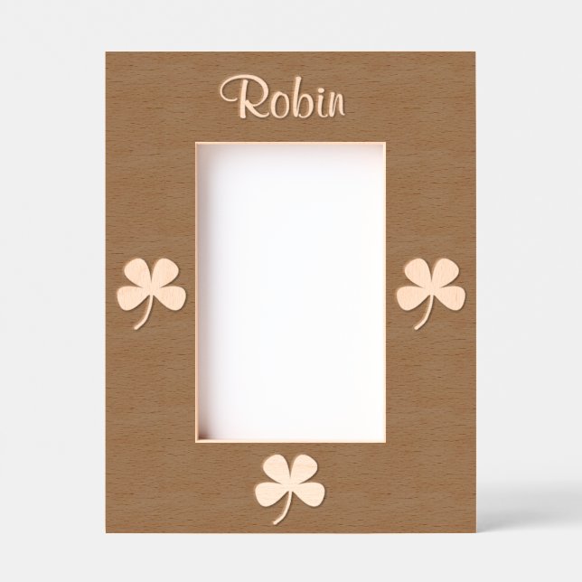 Marcos Grabados Shamrock Irish St. Patrick's Day 4Sean (Anverso)