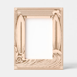 Marcos Grabados Surfista de madera grabada