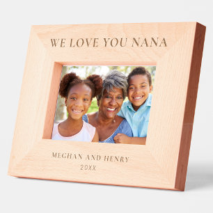 Marcos Grabados Te Ama Nana Personalizado Foto De Fórmula Regalo