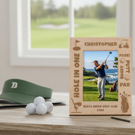 Marcos Grabados Términos e iconos de golf personalizados