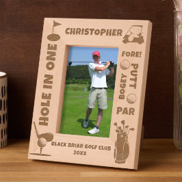 Marcos Grabados Términos e iconos de golf personalizados