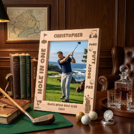 Marcos Grabados Términos e iconos de golf personalizados