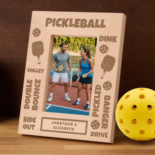 Marcos Grabados Términos Personalizados para Jugadores de Pickleba