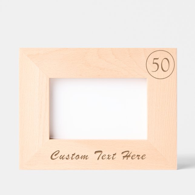 Marcos Grabados Texto de Personalizado de cumpleaños o de anuncio  (Anverso)