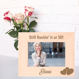Marcos Grabados ¡Todavía Rockin a los 50! Personalizado de cumplea