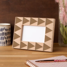 Triángulos Grandes Geométricos Moca Mousse Rosa Po