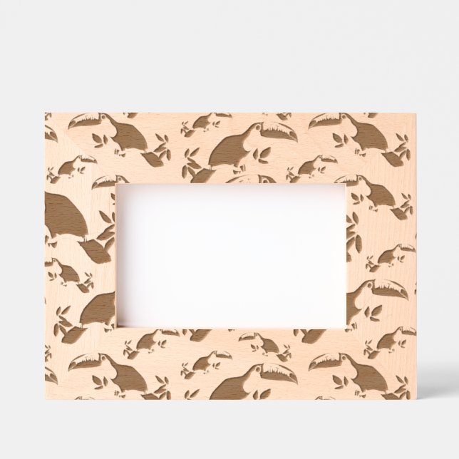 Marcos Grabados Tropical Toucans - Playful Jungle (Anverso)