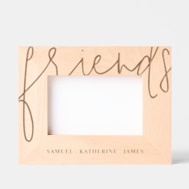 Marcos Grabados Valentine’s Day Personalized Best Friends Wooden