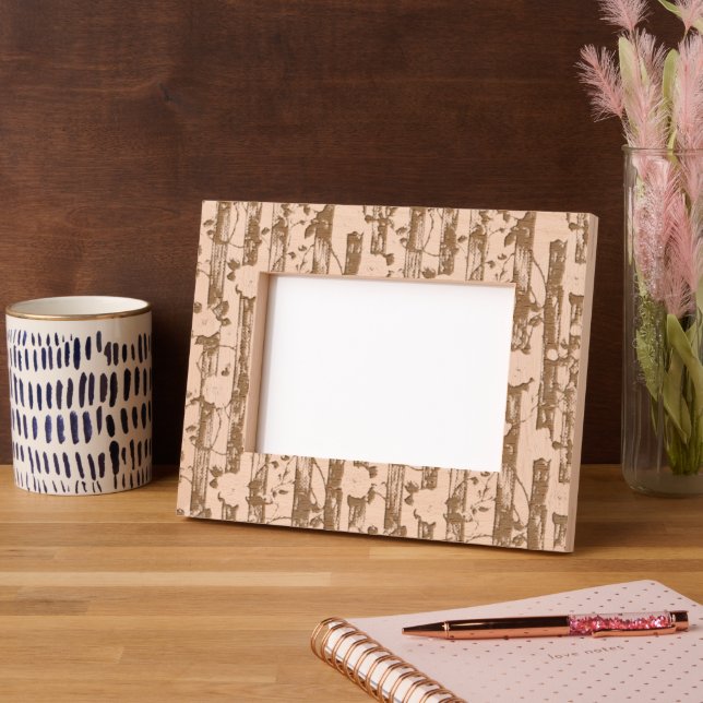 Marcos Grabados Western Cowgirl Wood Floral (Izquierda)