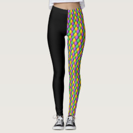 Mardi Gras 3 Diamantes Pop Fashion Leggings