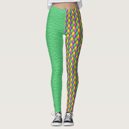 Mardi Gras 4 Diamantes Pop Fashion Leggings
