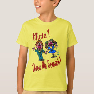 Mardi Gras, camiseta para niños y cuentas