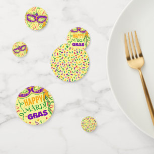 mardi gras confetti