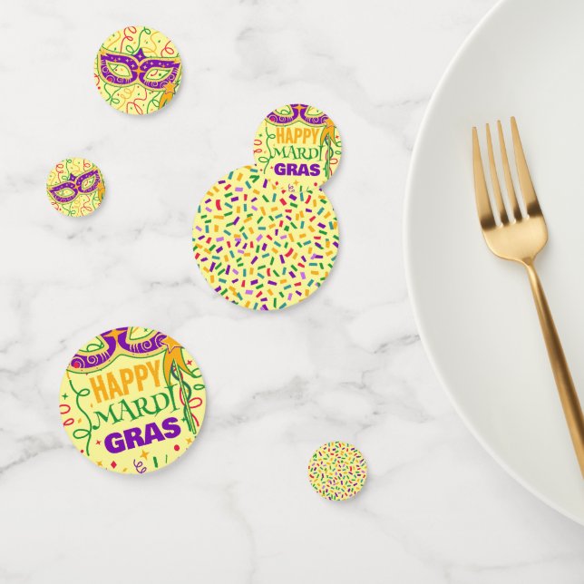 mardi gras confetti (Grupo)