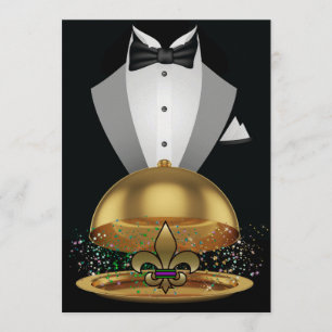 Mardi Gras Elegant Invitación - SRF