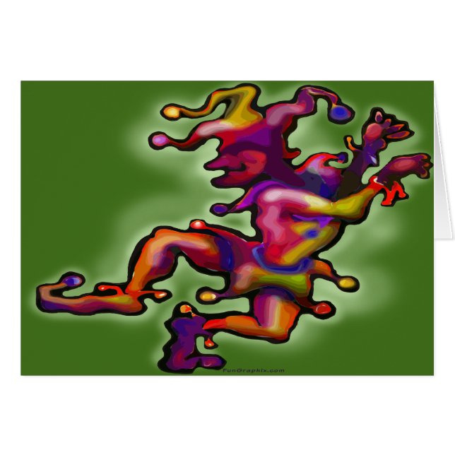 Mardi Gras Jester (Anverso (Horizontal))