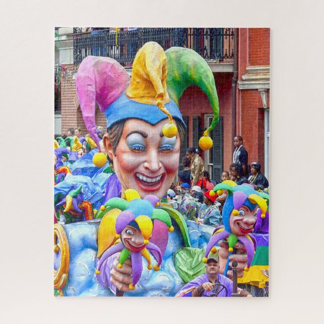 Mardi Gras New Orleans. Rompecabezas (Vertical)
