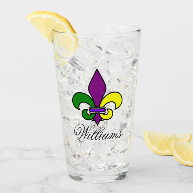 Mardi Gras Personalizada (Anverso (hielo))