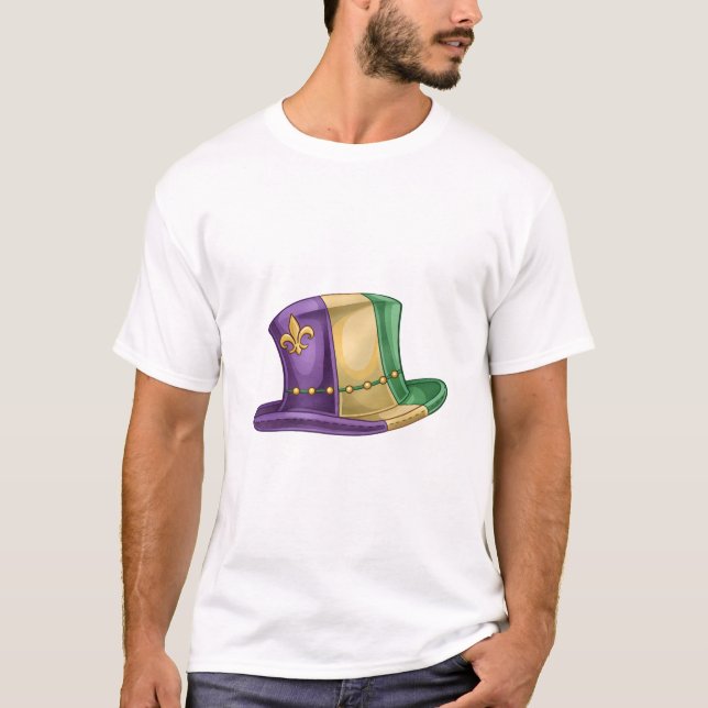 Mardi Gras Top Hat Illustration  (Anverso)
