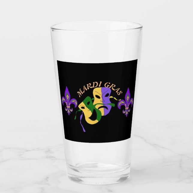 Mardi Gras Trágico, Máscara de historietas colorid (Anverso)