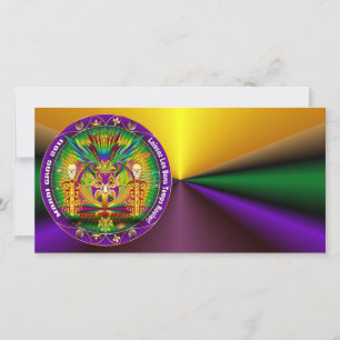 Mardi Gras Witch Médica-Skull V-1