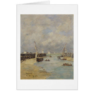 Marea baja en Trouville, 1895 (aceite en el panel)