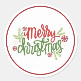 Marea navidad Pegatina Sello
