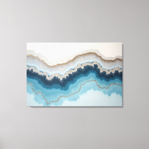 Mareas en Piedra – Arte Fluido Abstracto Inspirado