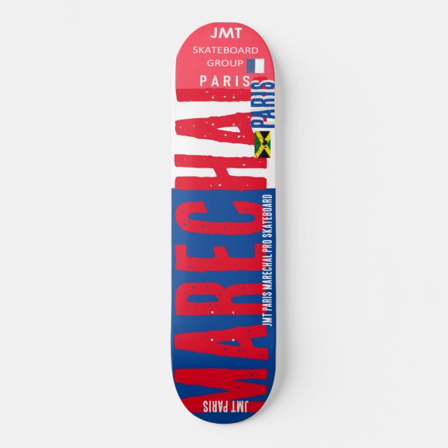 MARECHAL JMT PARIS Tabla de skateboard de 8 1/4" (Anverso)