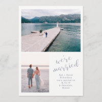 Mares tranquilos | Dos Invitaciones Matrimoniales 
