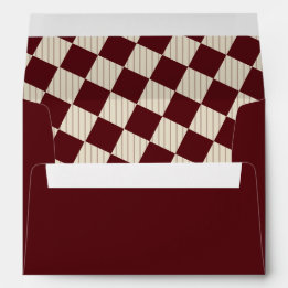 Marfil Burgundy Rayas Boda Retro Dinero Antiguo