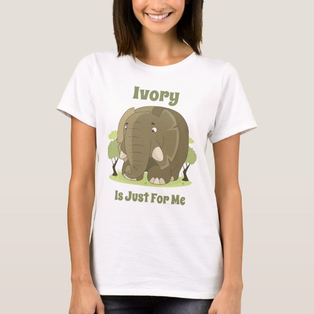 Marfil es sólo para mí camiseta (Anverso)