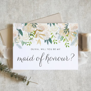 Marfil Floral Garland será mi empleada de honor
