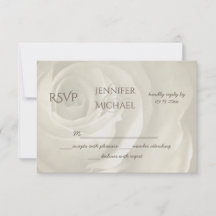 marfil floral simple boda elegante RSVP